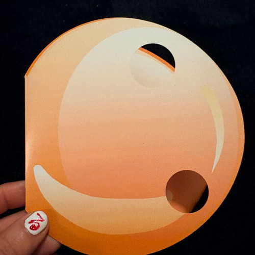 Set of 21 colorful Bubble invitation cards 14.5x14.5cm new