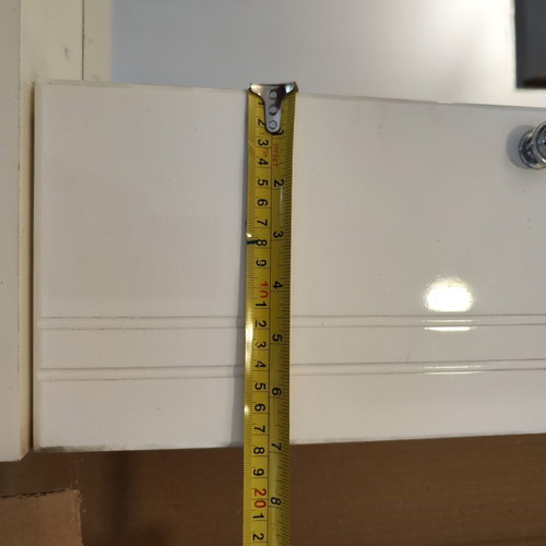 White bathroom mirror with cabinet and 2 lights like new