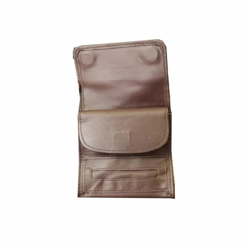 Over Top leather tobacco pouch brown new