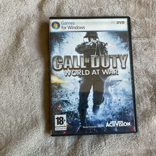 Call of Duty World at War PC game French version like new