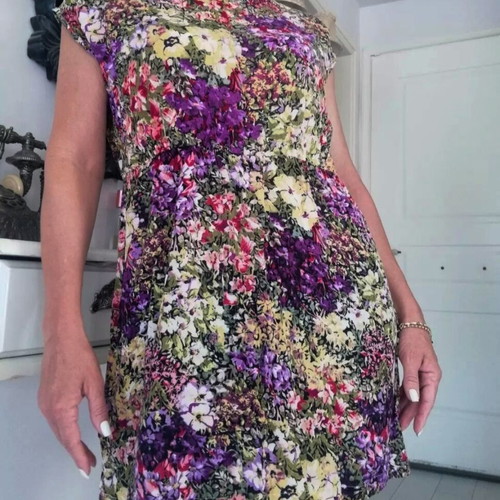 Floral dress multicolored, size S/M, like new