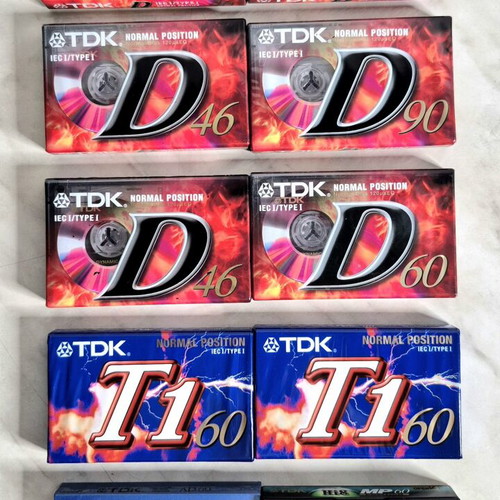 Audio cassettes new, sealed pack of 10