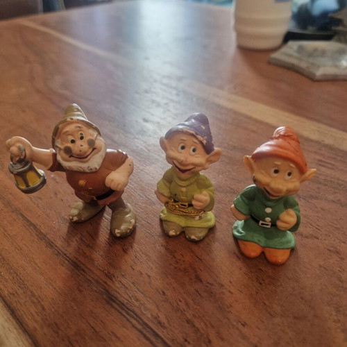 Disney Snow White and the Seven Dwarfs figures, set of 3