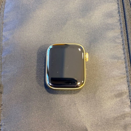 Apple Watch Series 9 41mm Gold Titanium Cellular used with multiple straps