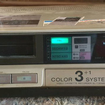 Sony SL-T30ME Betamax video cassette recorder, multi-norm