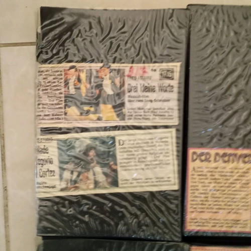 Video cassettes used, pack of 12, German movies