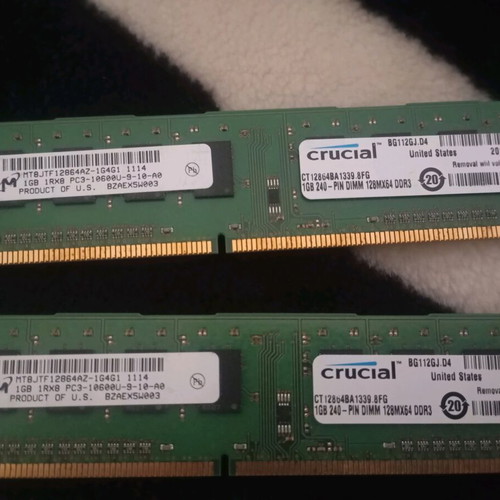 Memory sticks used, pack of 9 for parts 1GB, 2GB, 4GB