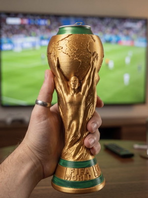 3D Printed FIFA World Cup Can Holder new