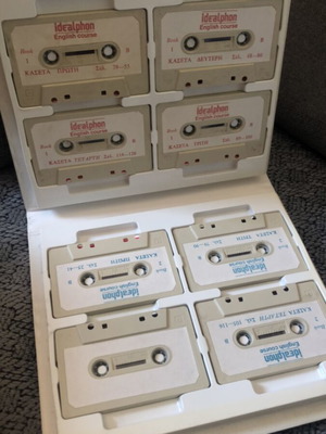 English course cassettes like new