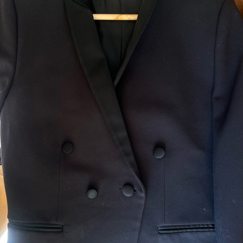 Bash jacket new black short double-breasted