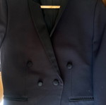 Bash jacket new black short double-breasted