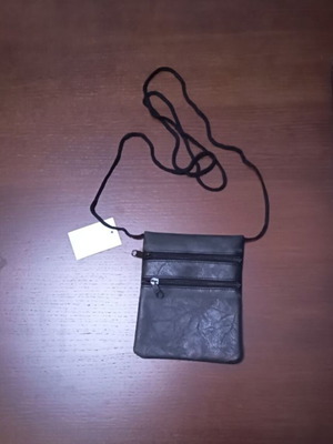 Crossbody bag new, black with 2 compartments