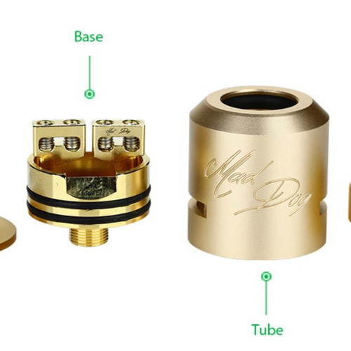 Desire Mad Dog RDA v2 Gold Edition new