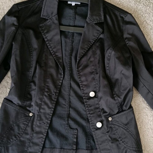 Toi&Moi satin jacket like new, black, sizes XS S