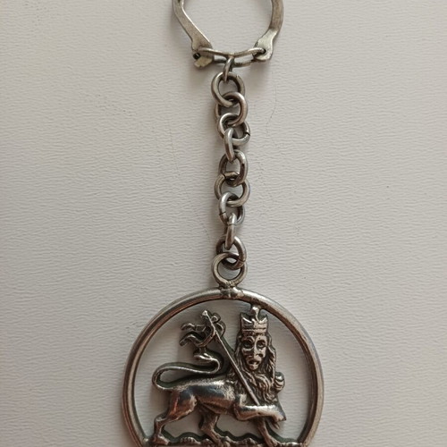 Silver Pendant 830 Ethiopian Empire Lion of Judah like new
