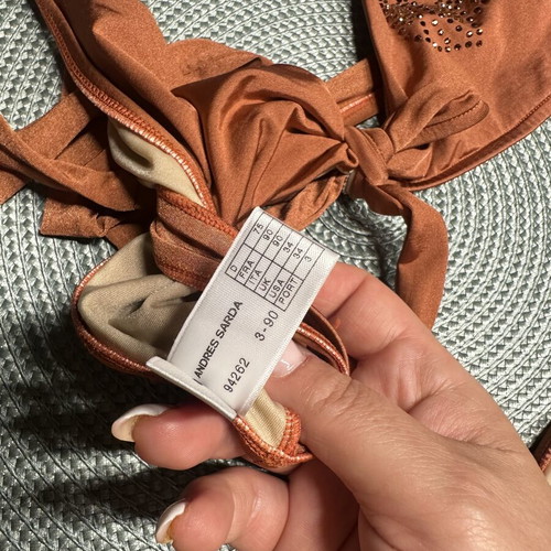 Bikini new, brown nude Andres Sadra, size large, cup C