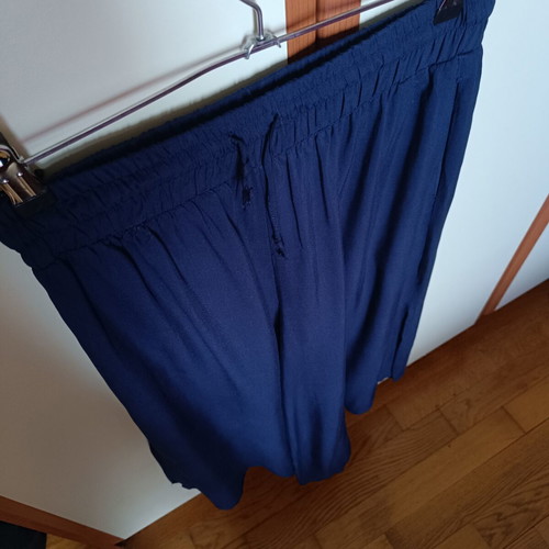 Anel zip culottes like new, blue