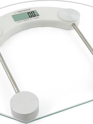 Ζυγαριά Esperanza White με οθόνη LCD και μέγιστο βάρος 180 Kg