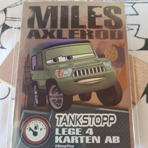 Miles Axlerod Topps card new from Cars 2 movie