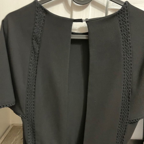 Zara jumpsuit black short with dress effect and open back new, small