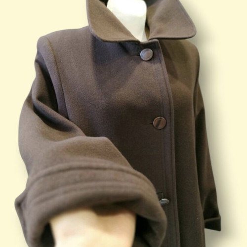 Marielle wool coat like new, brown, size 52