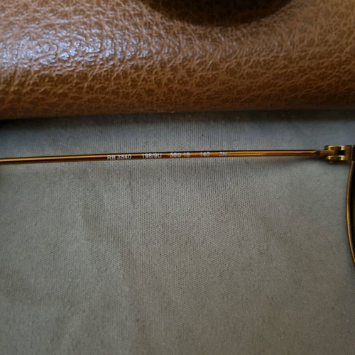 Ray Ban aviator sunglasses used, bronze copper metal frame