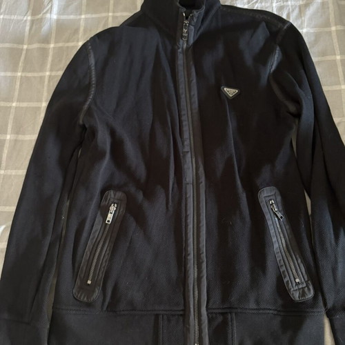 Prada Milano Jacket total black, size L, new