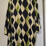 Satin printed oversized shirt by Shop And Co new