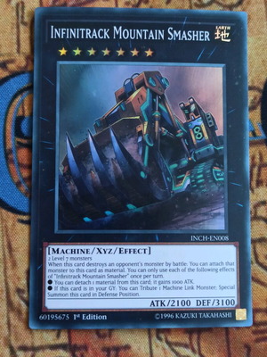 Infinitrack Mountain Smasher (Super Rare) αυθεντική κάρτα Yu-Gi-Oh!