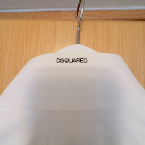 Dsquared2 white shirt like new, slim fit