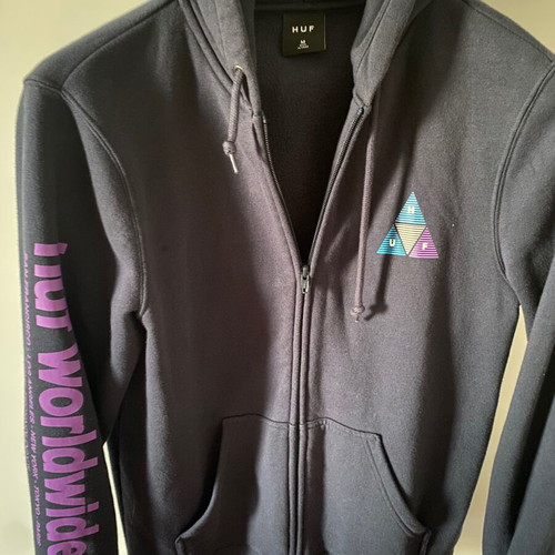 Huf jacket like new, blue, size medium