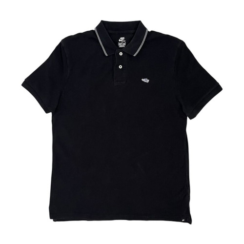 Nike men's polo shirt like new, black, size L
