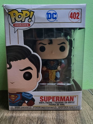 Funko Pop Superman Heroes 402 used with box damage