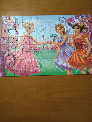 Barbie παζλ μεταχειρισμένο, 100 κομμάτια