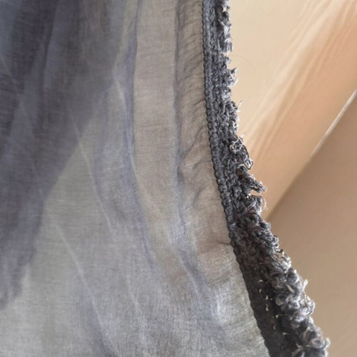 Scarf and shawl like new, gray