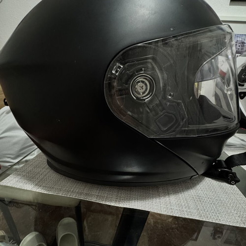 Helmet size L foldable with integrated glasses like new