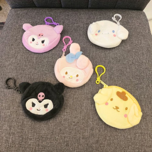 Hello Kitty wallet set new, 5 colorful Sanrio friends