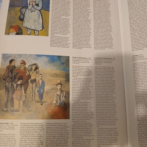 Pablo Picasso Posterbook with 6 used posters