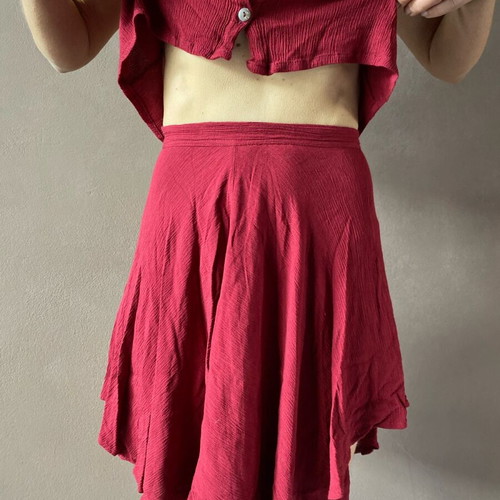 Skirt and blouse set lightly worn