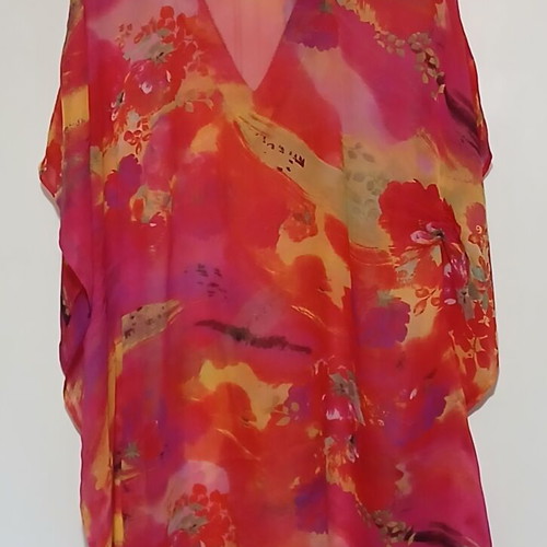 Simply Rhona multicolor caftan size large like new