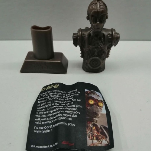 Star Wars Gold Plastic Mini Statue C-3PO Episode I like new