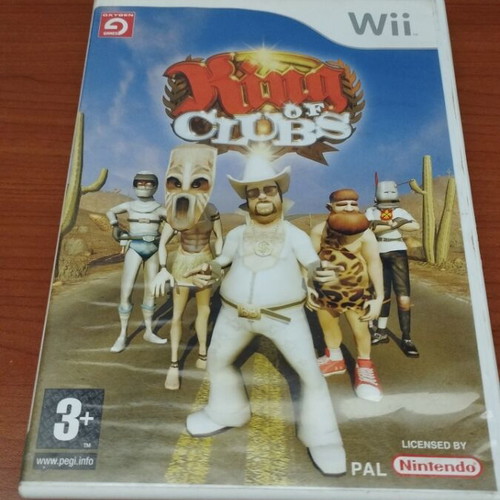 King Of Clubs Nintendo Wii game used, sports