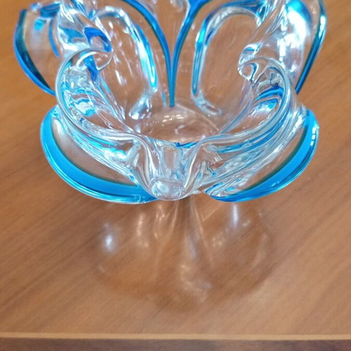 Vintage Murano Art Glass Butterfly Bowls set of 2, mint condition