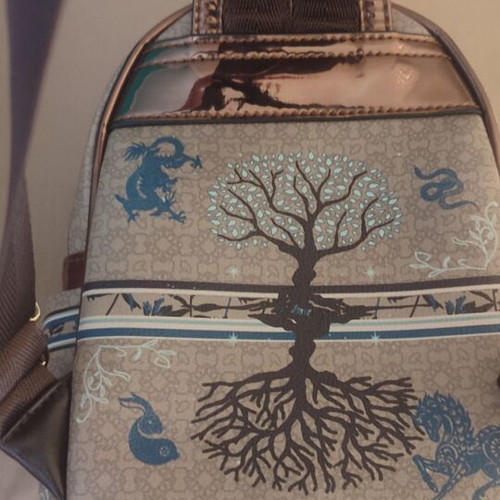 Axel Girl Miranda Backpack like new, beige and brown, small size