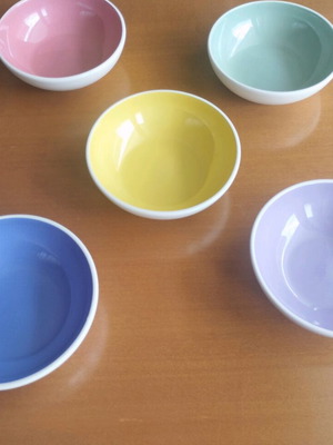 Σετ 5 μπολ Villeroy & Boch Charlotte Saar vintage πορσελάνη σαν καινούργιο