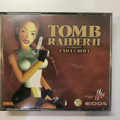 Tomb Raider II PC used, Greek edition Centric, 2 CD set