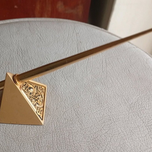 Luxury pen set with desktop base and Damasquinado technique, new