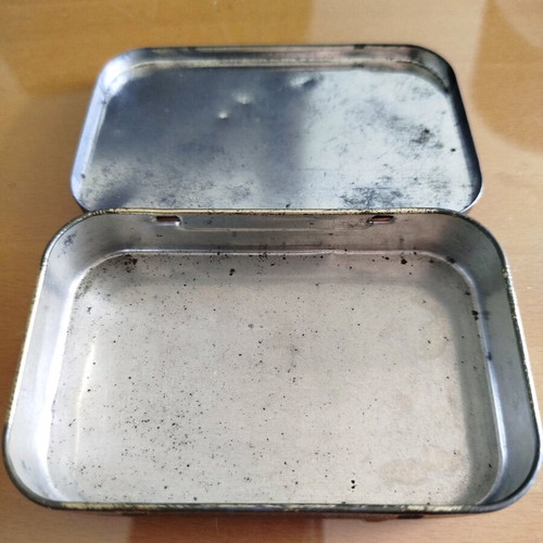 Vintage metal box used
