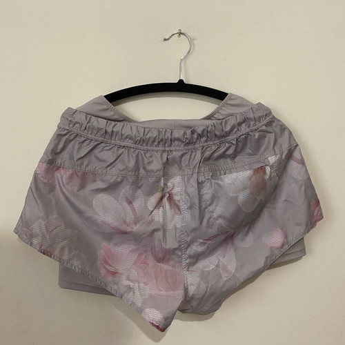 Bdtk cycling leggings with shorts and cropped top like new, multicolor