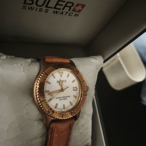 Buler Ocean Conqueror Diver Watch Ref. 38021, Sapphire, 200m, NOS